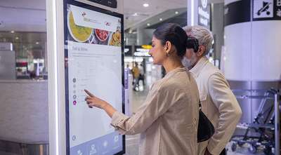 Airport information kiosk