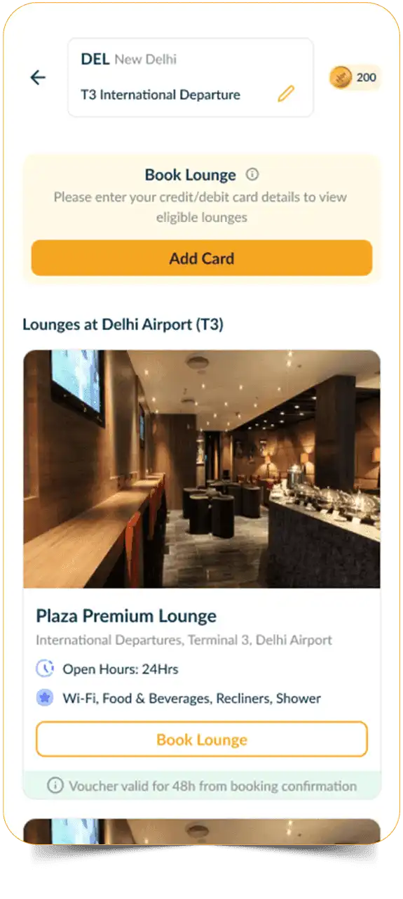 hoi app screenshot lounges
