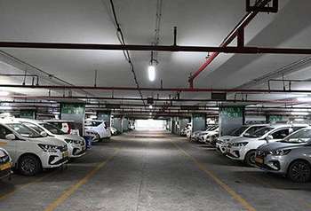 Airport parking area