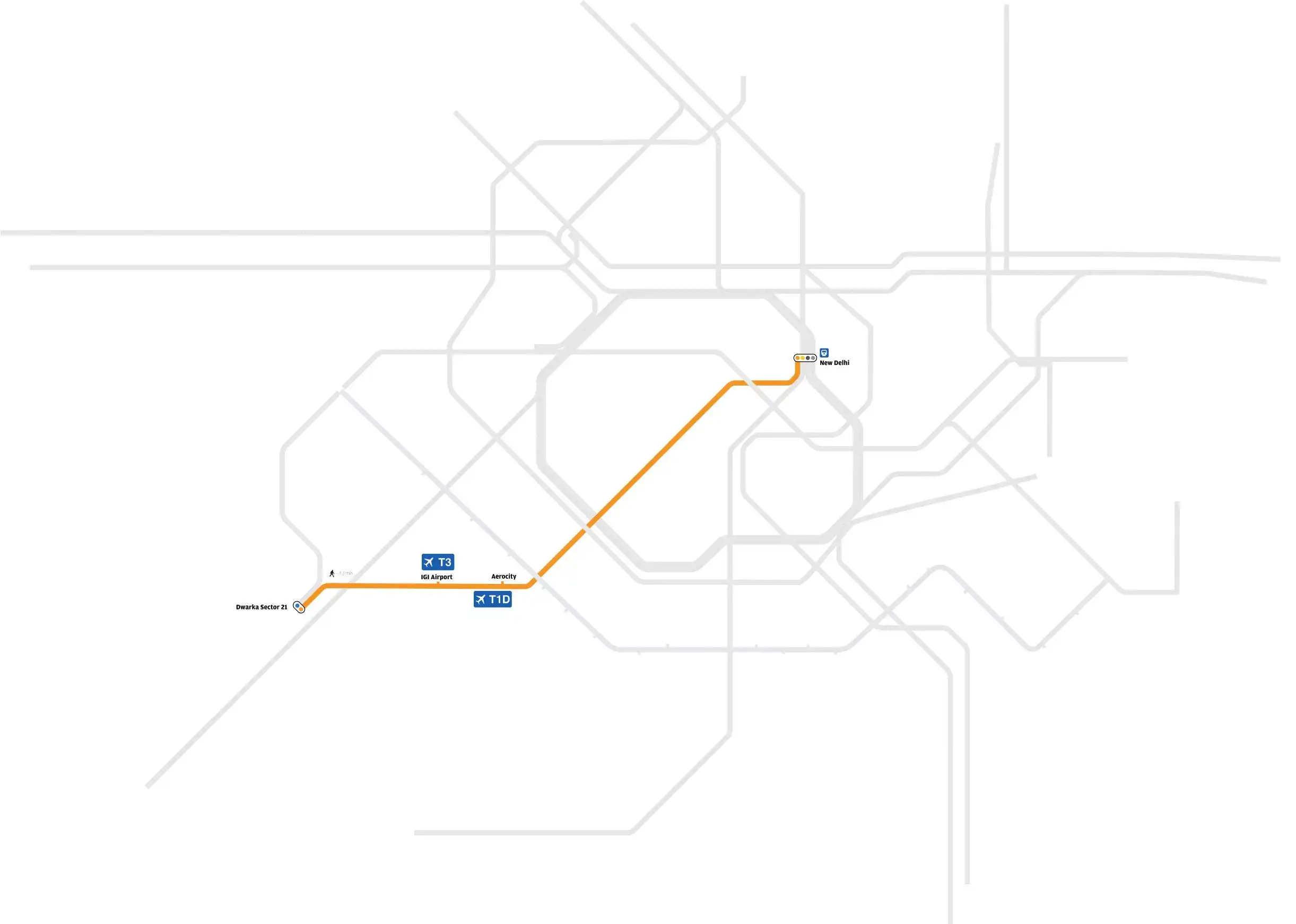 orange line map route