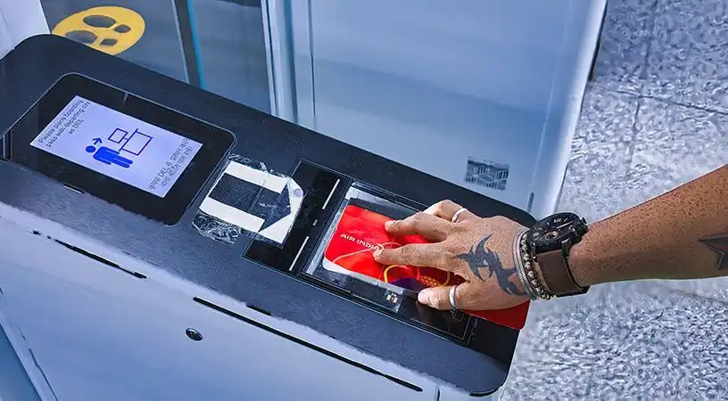 Biometric passport scan